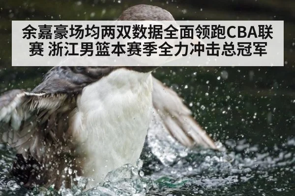 余嘉豪场均两双数据全面领跑CBA联赛 浙江男篮本赛季全力冲击总冠军